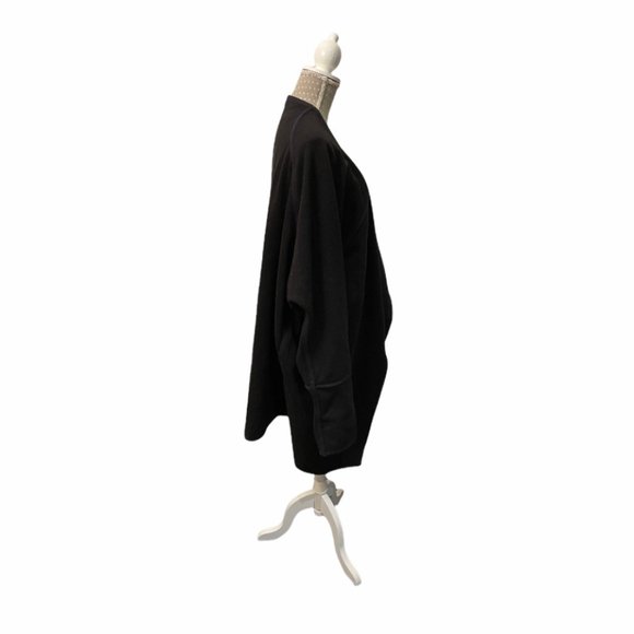 Athleta Black Cozy Karma Wrap Sweater Size Small - Picture 5 of 9